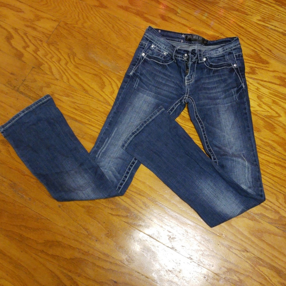 Juniors Size 1/2 Premiere boot cut jeans